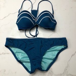 Teal bathing suit